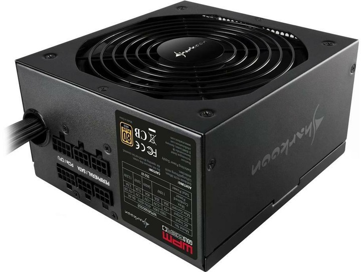 Actual product image Sharkoon WPM Gold Zero (650 W)
