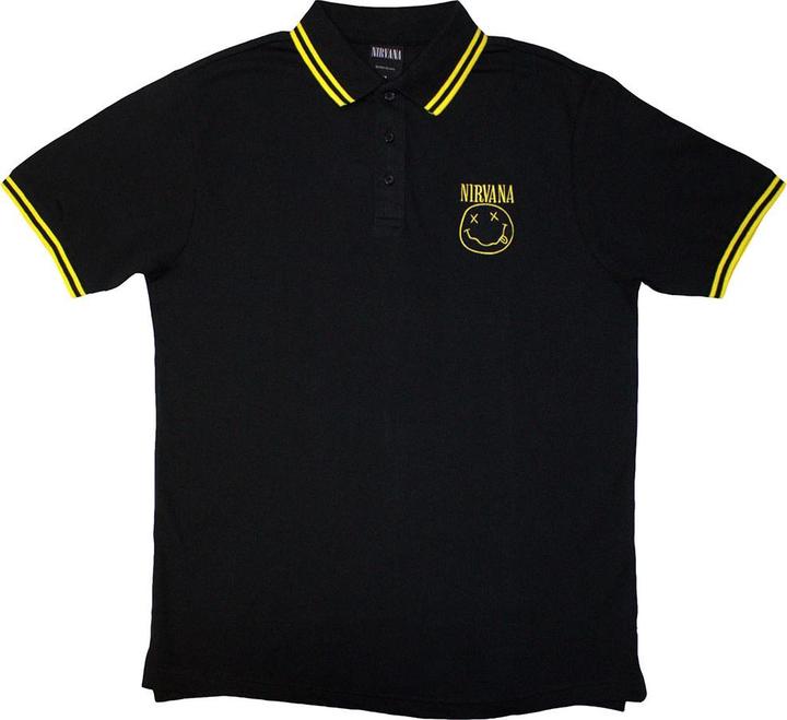 Actual product image Nirvana Smiling Face Polo Shirt (M)