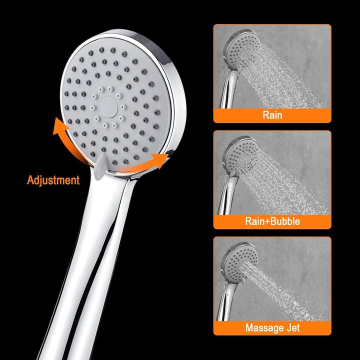 Actual product image Ibergrif Shower Column with Adjustable Rod