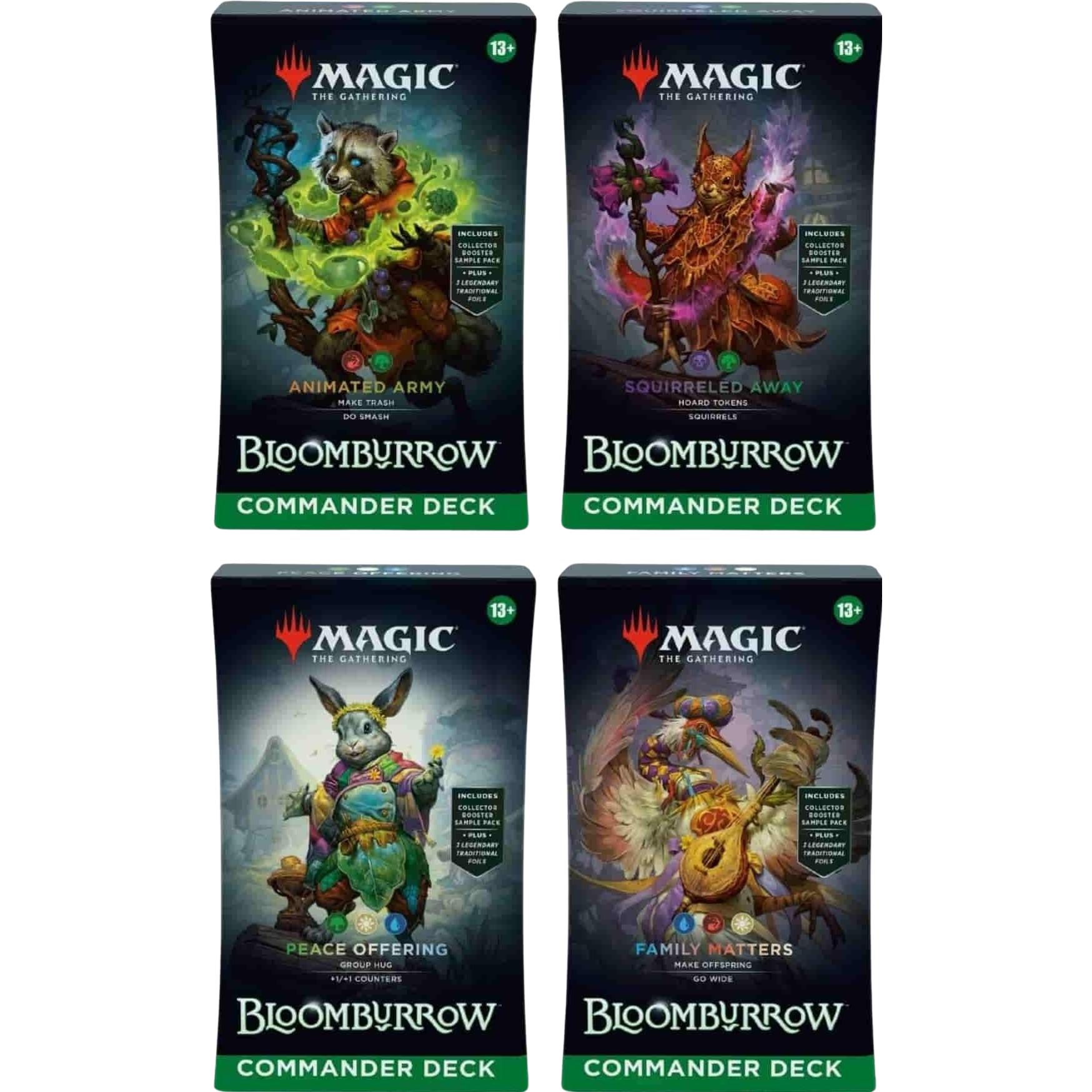 Magic the Gathering Magic: The Gathering Bloomburrow - Mazzo Comandante (Inglese)