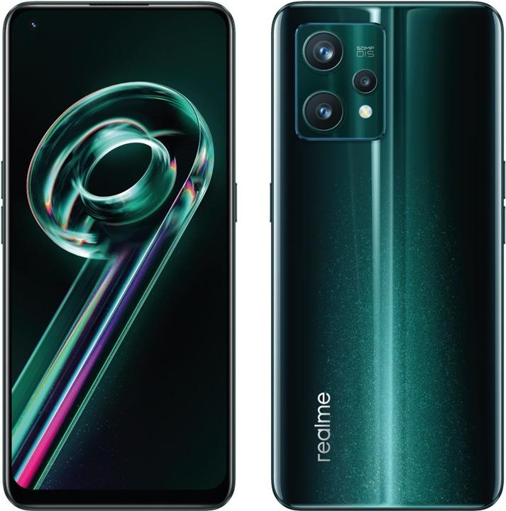 Actual product image realme 9 Pro+ (128 GB, Aurora Green, 6.40", Dual SIM, 5G)