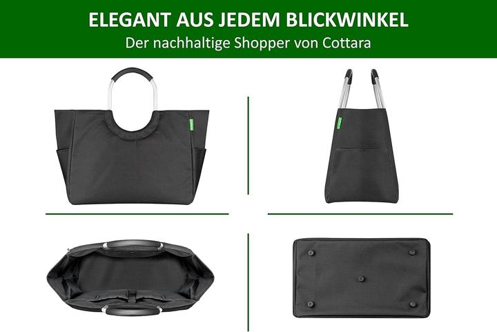 Produktbild Cottara Faltbare Einkaufstasche aus recyceltem Material