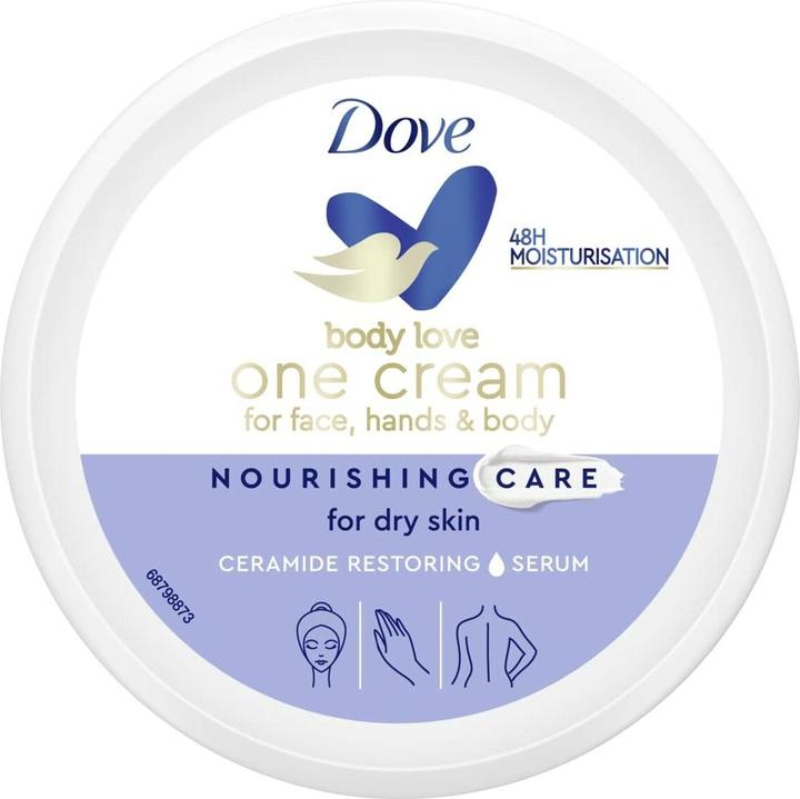 Produktbild Dove Nourishing face and body cream for dry skin Body Love ( Nourish ing Care ) 250 ml (Körpercreme, 250 ml)