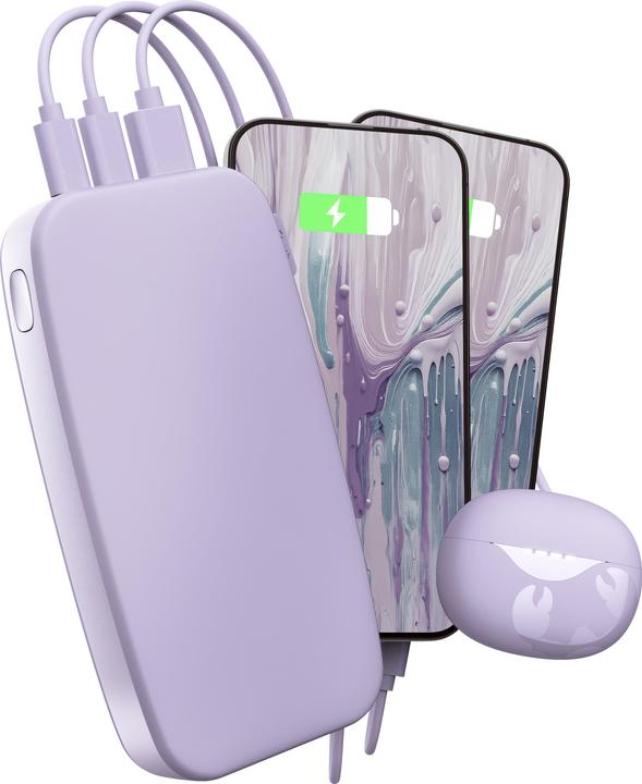 Image du produit Fresh'N Rebel Fresh 'n Rebel Powerbank 24000 mAh Lilac (24000 mAh, 20 W, 88.80 Wh)