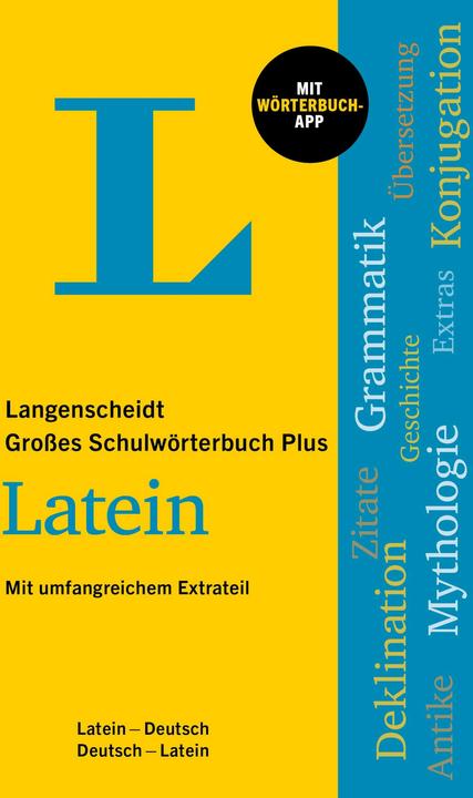 Image du produit Langenscheidt Grosses Schulwörterbuch Plus Latein (Allemand, Latin, 2024)