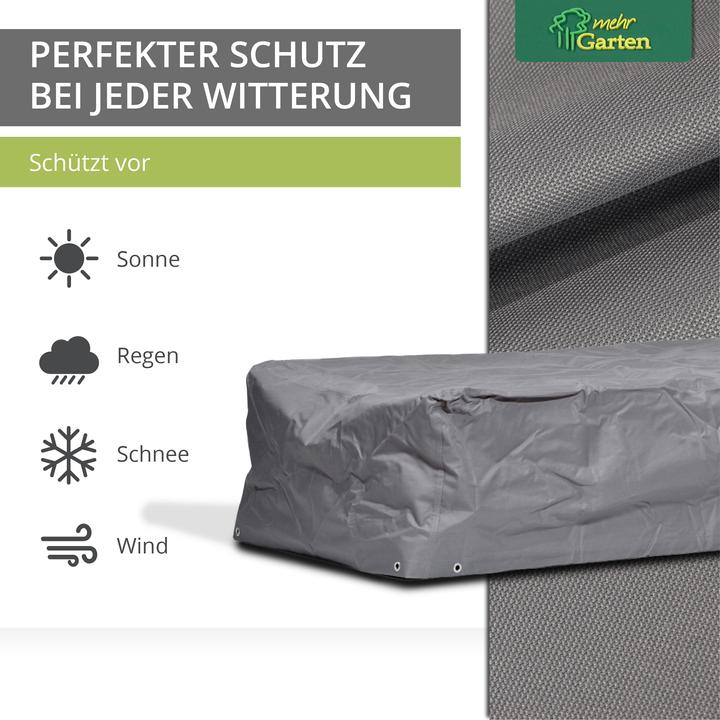 Produktbild Mehr Garten Schutzhülle für Sonnenliege | 225 x 85 x 40 cm | Oxford 600D gewebtes Polyester, Farbe :