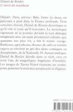 Actual product image L'envol du marcheur (French, Roulet Daniel de, Voirol Xavier, 2005)