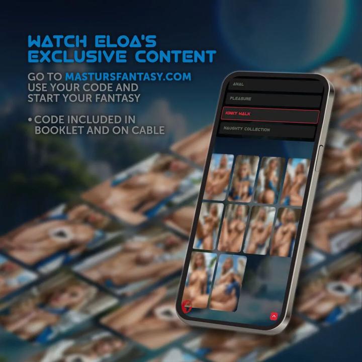 Actual product image Masturs Eloa Geflügelte Göttin Usb-Vibrator Masturbator