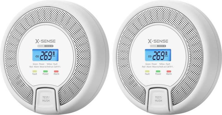Produktbild X-Sense Rauchwarnmelder batteriebetrieben detektiert Kohlenmonoxid