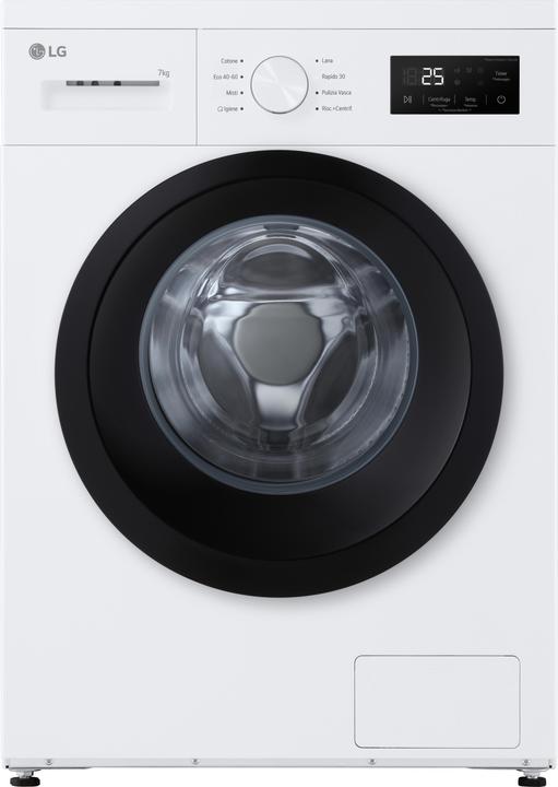Actual product image LG Lavatrice Slim 7 kg Classe A 1400 giri Vapore (7 kg, Left)