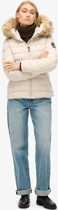 Produktbild Superdry gepolsterte daunenjacke, fuji faux fur (XS)