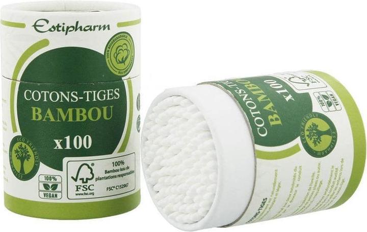 Produktbild Estipharm Bamboo Cotton Swabs 100 Pieces