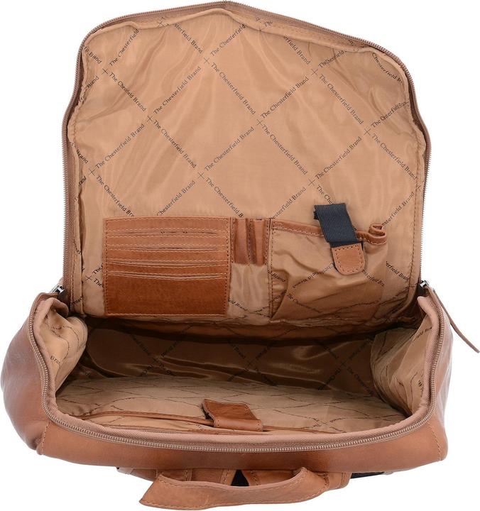 Image du produit Chesterfield Rich Leren ordinateur portable Rugtas - 15,4 inch - Cognac (19 l)