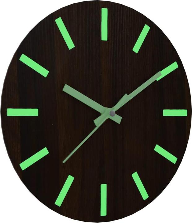 Produktbild VidaXL Wanduhr mit Leuchtender Skala und Zeiger Ø30 cm (30 cm)