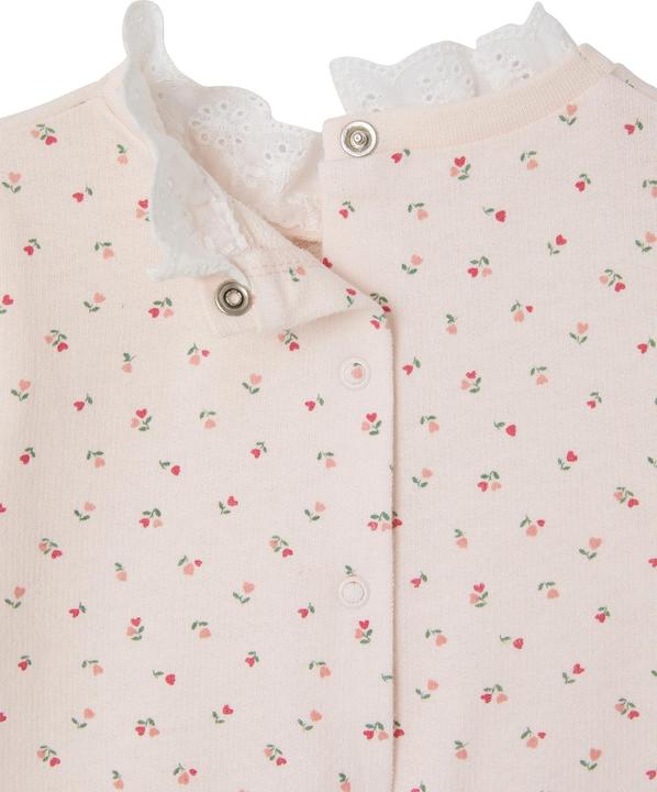 Produktbild Vertbaudet Baby Sweatshirt mit Blumen und besticktem Kragen (62)
