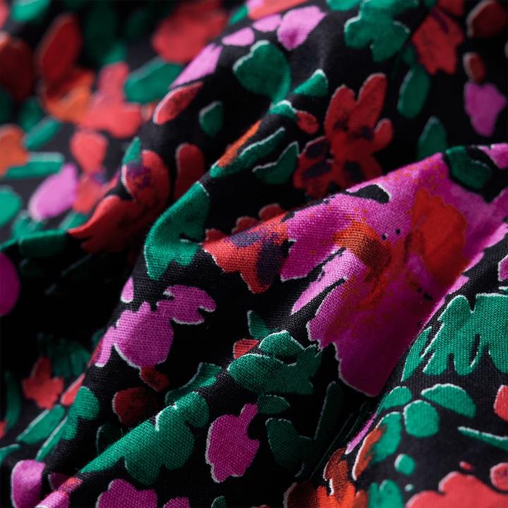 Immagine prodotto VidaXL Vestito per bambini con maniche lunghe rosa brillante 128,Materiale: 95 (128)