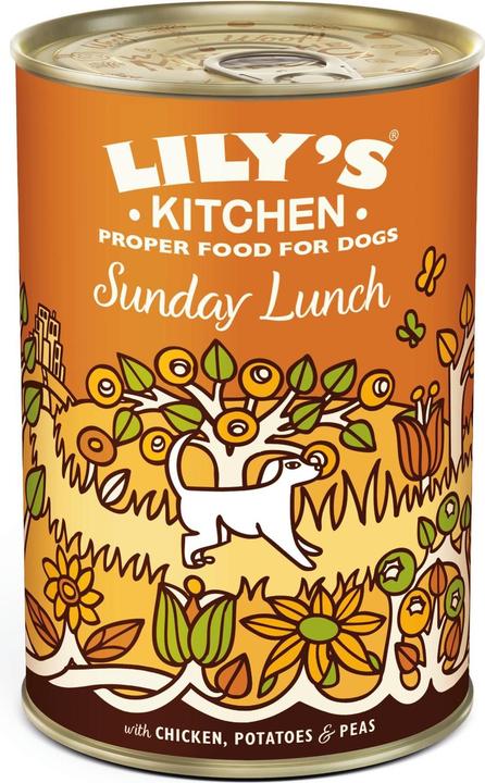 Lily's Kitchen Nassfutter Sunday Lunch, 6 x 400 g (Adult, 6 Stk., 2400 g)