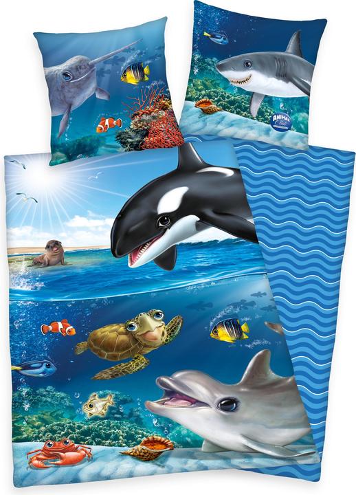 Produktbild Herding Kinder-Wendebettwäsche "Animal Club"