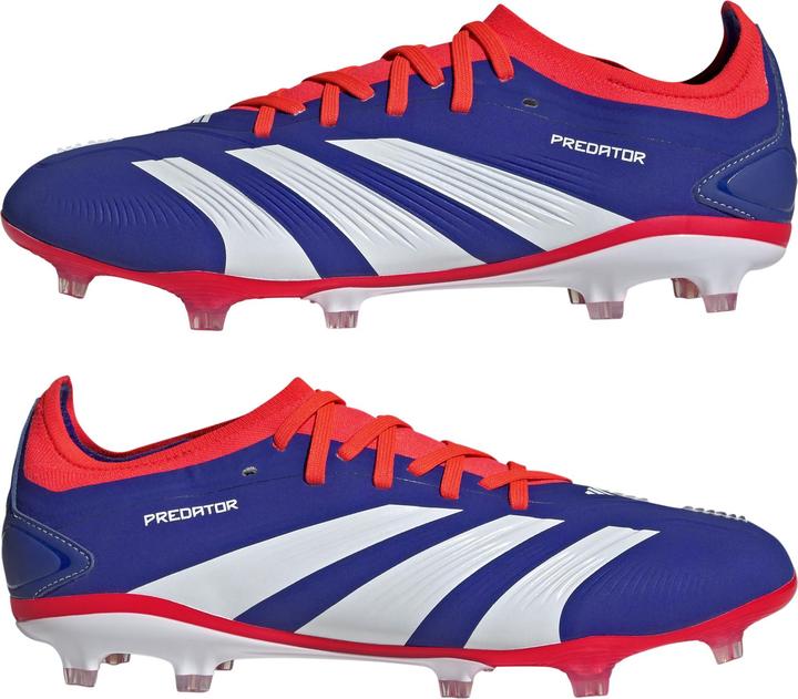 Actual product image Adidas Herren Fussballschuhe Predator PRO FG FTWR White/Solar Red/Lucid Blue 43 1/3 (43 1/3)