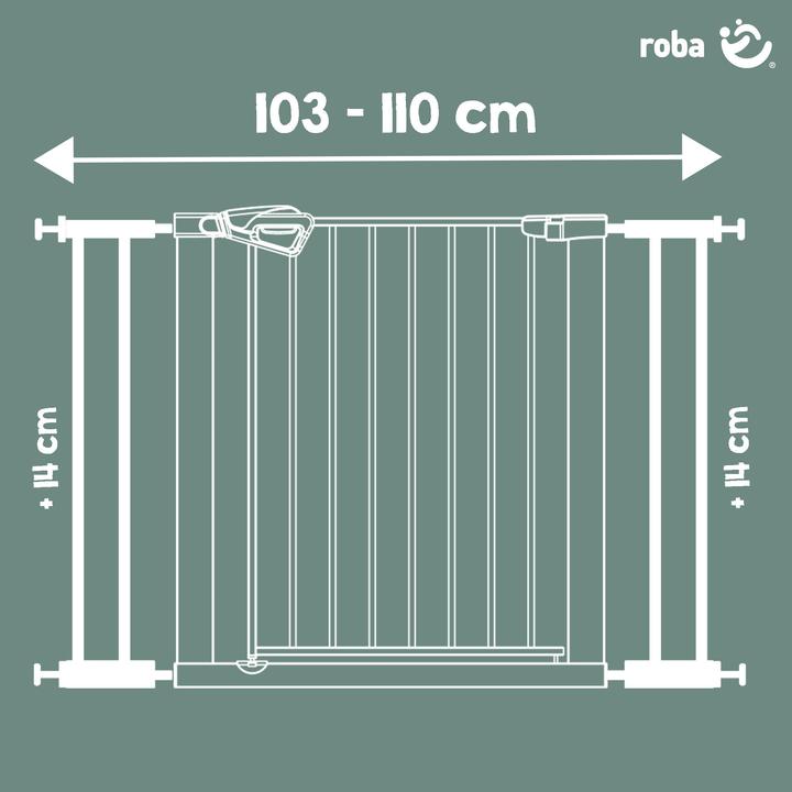 Produktbild Roba Anbauteil Metall 14 cm
