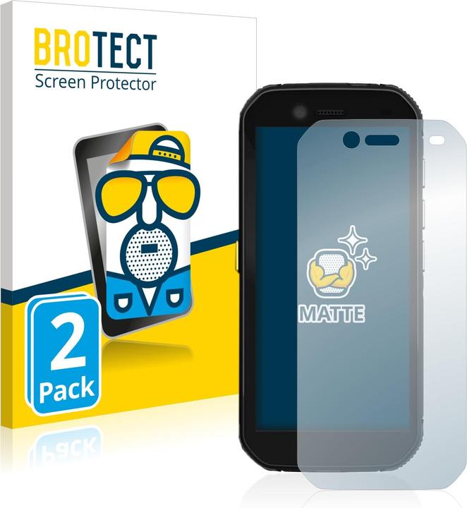 Produktbild BROTECT Entspiegelungs-Schutzfolie Displayschutz Matt (2 Stück, Cat S42)