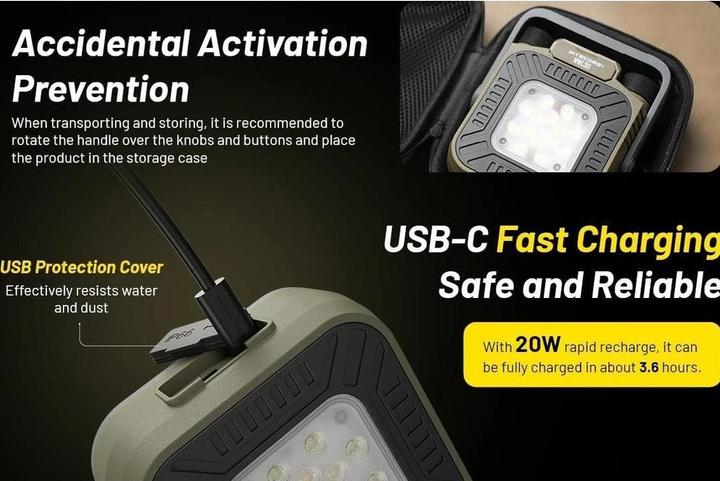 Actual product image Nitecore NWL30 (3000 lm)