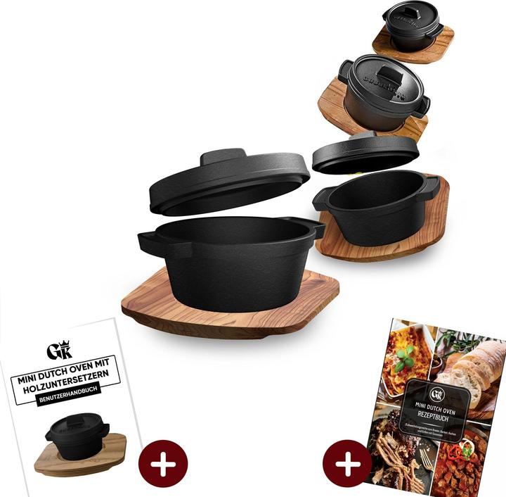 Produktbild Gusskönig Mini Dutch Oven Set