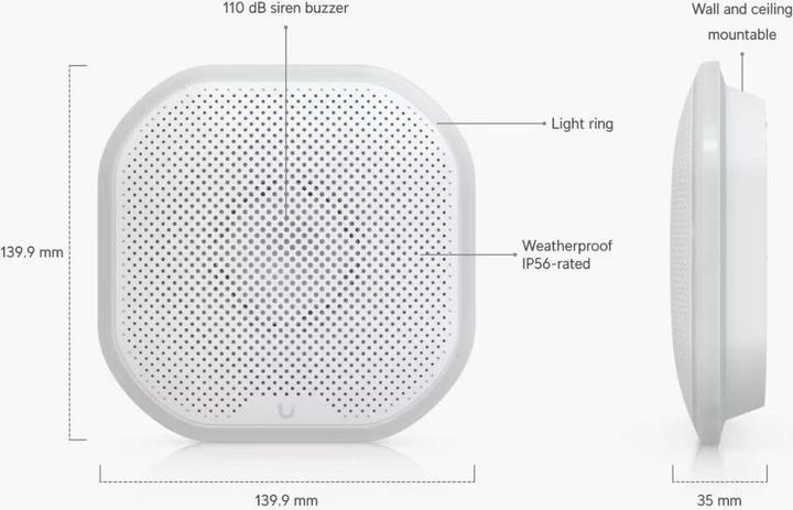Actual product image Ubiquiti Networks radio siren
