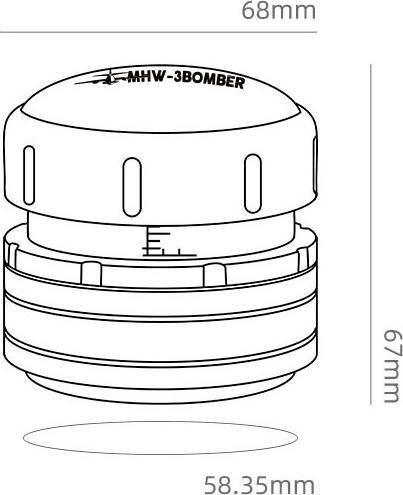 Produktbild MHW 3Bomber Memory Slow Tamper