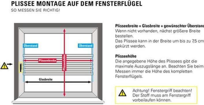 Produktbild Gardinia Plissee Concept Tageslicht (40 x 130 cm)