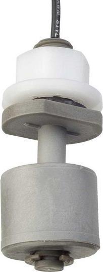 Productafbeelding RS PRO Vlotterschakelaar verticaal, maak/ breekcontact, polyfenyleensulfide, 600 mA, 120V, -10°C, tot +1