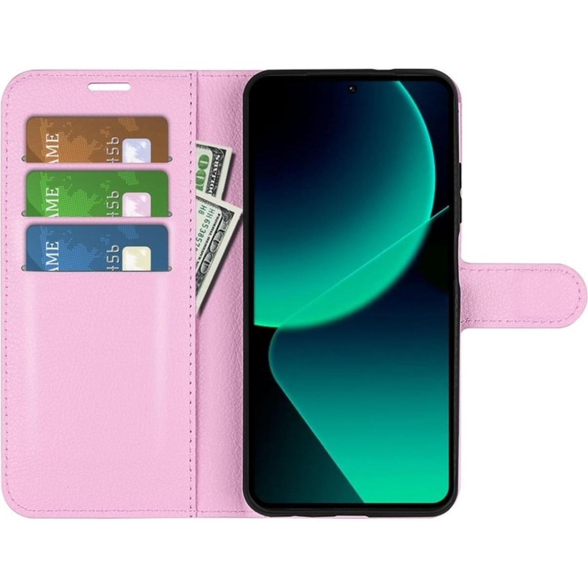 Thumbnail - Screenguard Xiaomi 13T Leather Guard Lederhülle (Xiaomi 13T), Smartphone Hülle, Rosa