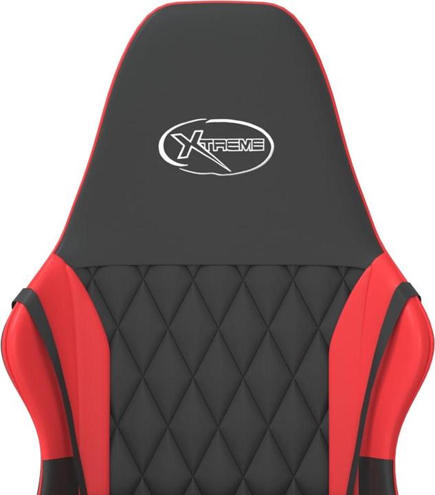 Image du produit vidaXL Gaming-Stuhl Schwarz und Rot Kunstleder,Farbe: Schwarz und