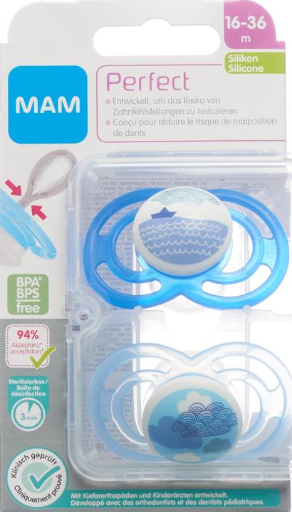 Actual product image MAM Perfect Nuggi Silikon 16-36 Monate (2 x, 16 - 36 M.)
