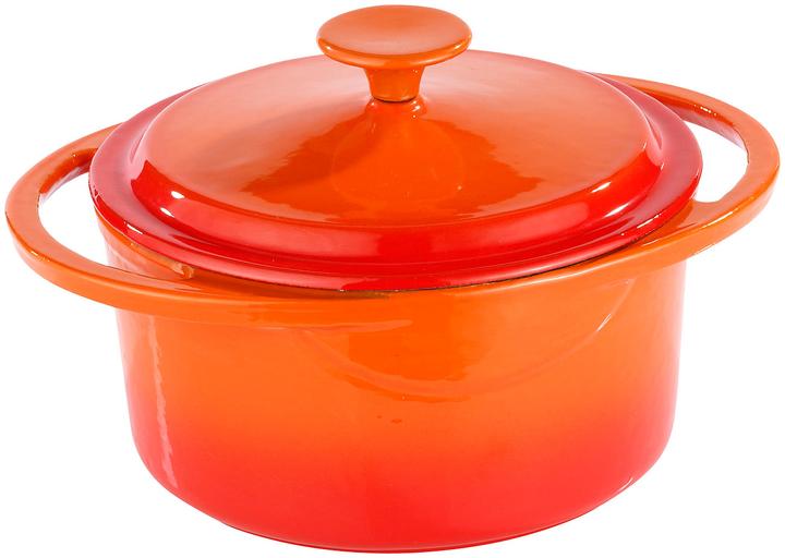 Tornwald-Schmiede Gusseisen Schmortopf, emailliert, 21cm (21 cm, Bräter + Schmortopf, Gusseisen)