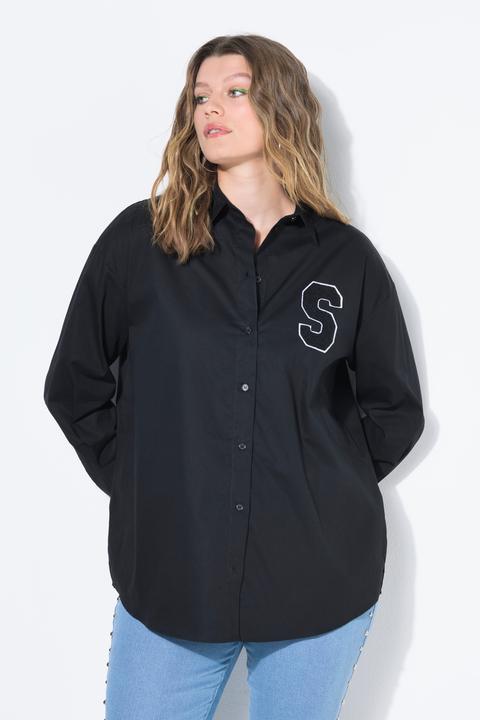Produktbild Studio Untold Hemdbluse, oversized, Langarm mit Manschetten (58)