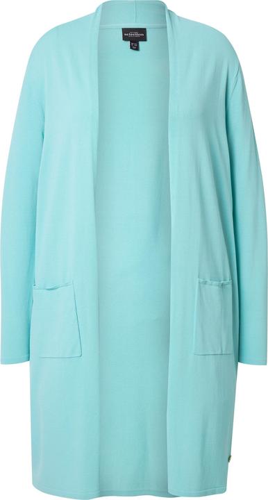 Produktbild Ulla Popken Long-Strickjacke, Stehkragen, offene Form (46, 48)
