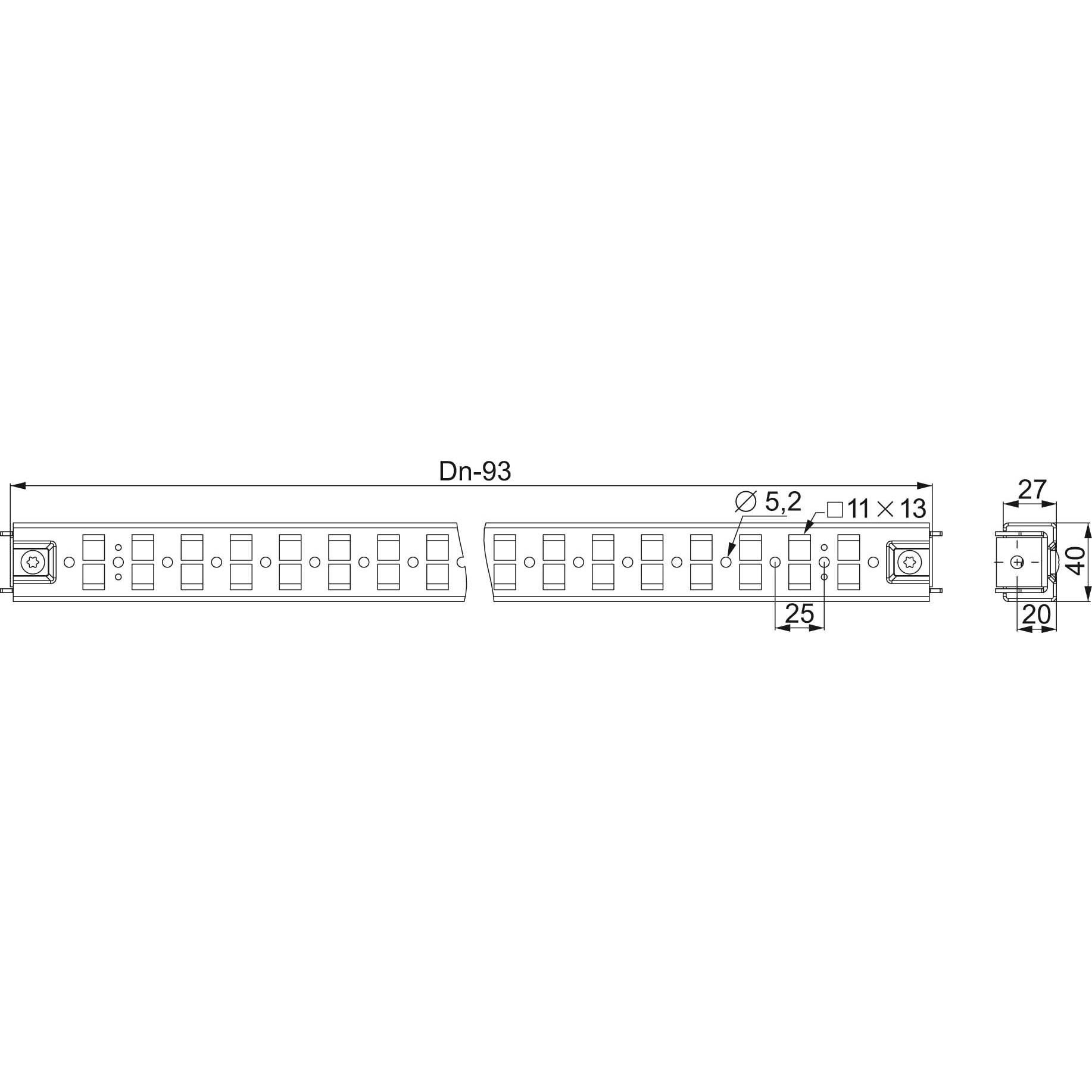 Thumbnail - Schneider Electric Universal-Traverse SF/SM 1000x1000x1000mm NSY, Serverschrank Zubehör, Silber