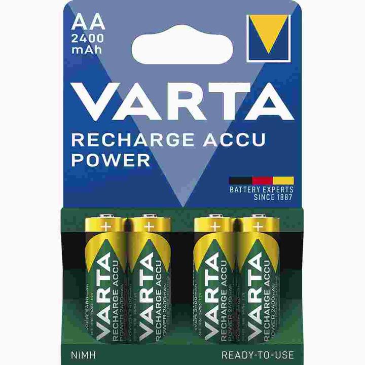 Actual product image Varta Rechargeable battery (4 pcs., AA, 2400 mAh)