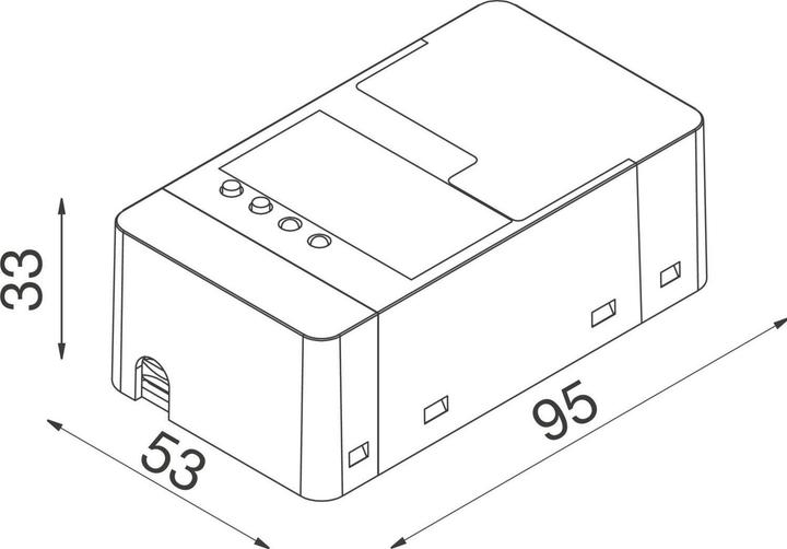 Actual product image Bilton BASIC DALI/Switch12-24VDC 240W IP20 4channel 2.5A/channel