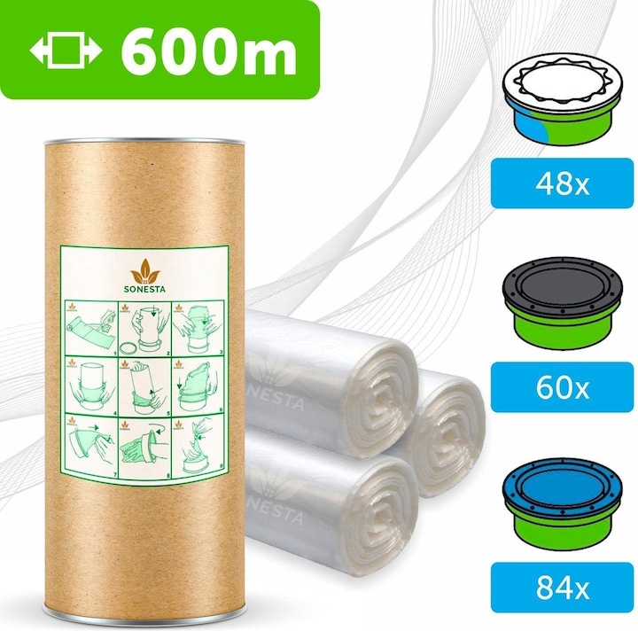 Sonesta Nachfüllfolie für Windeltwister (60 x)