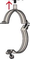 Actual product image Fischer Solid pipe clamp FRSMN 88-94 M10/M12 (94 mm)