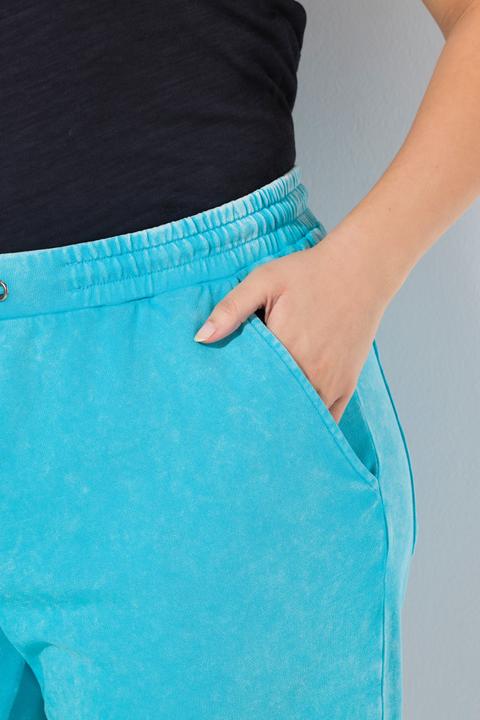 Actual product image Ulla Popken Acid Wash Elastic Waist Sweatshirts (54)