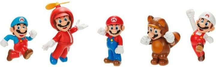 Actual product image Jakks Pacific Super Mario figures Mario 5-pack 6.5 cm