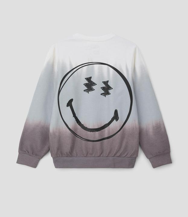 Produktbild s.Oliver Sweatshirt Sweatshirt mit Smiley®-Front- und Rückenprint (S)