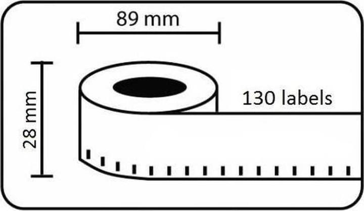 Actual product image Rillstab Label roll (8.90 cm)