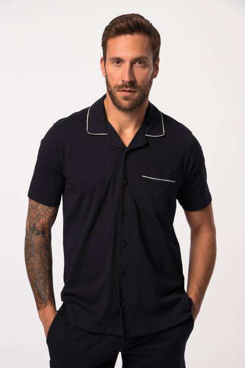 Produktbild JP1880 Schlafanzug, Homewear, kurzer Zweiteiler, Reverskragen, Shorts (7XL)
