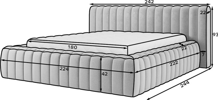 Actual product image ELTAP Carilla (180 x 200 cm)