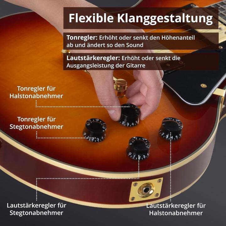 Actual product image Rocktile Pro E-Guitar with Humbucker Pickups, Glued Maple Neck, Rosewood Fingerboard, Tune-O-Matic Bridge (Electric guitar)