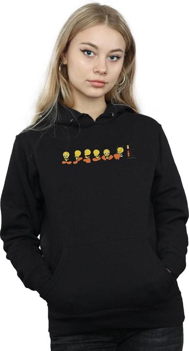 Actual product image Looney Tunes Womens/Ladies Tweety Pie Colour Code Hoodie (L)